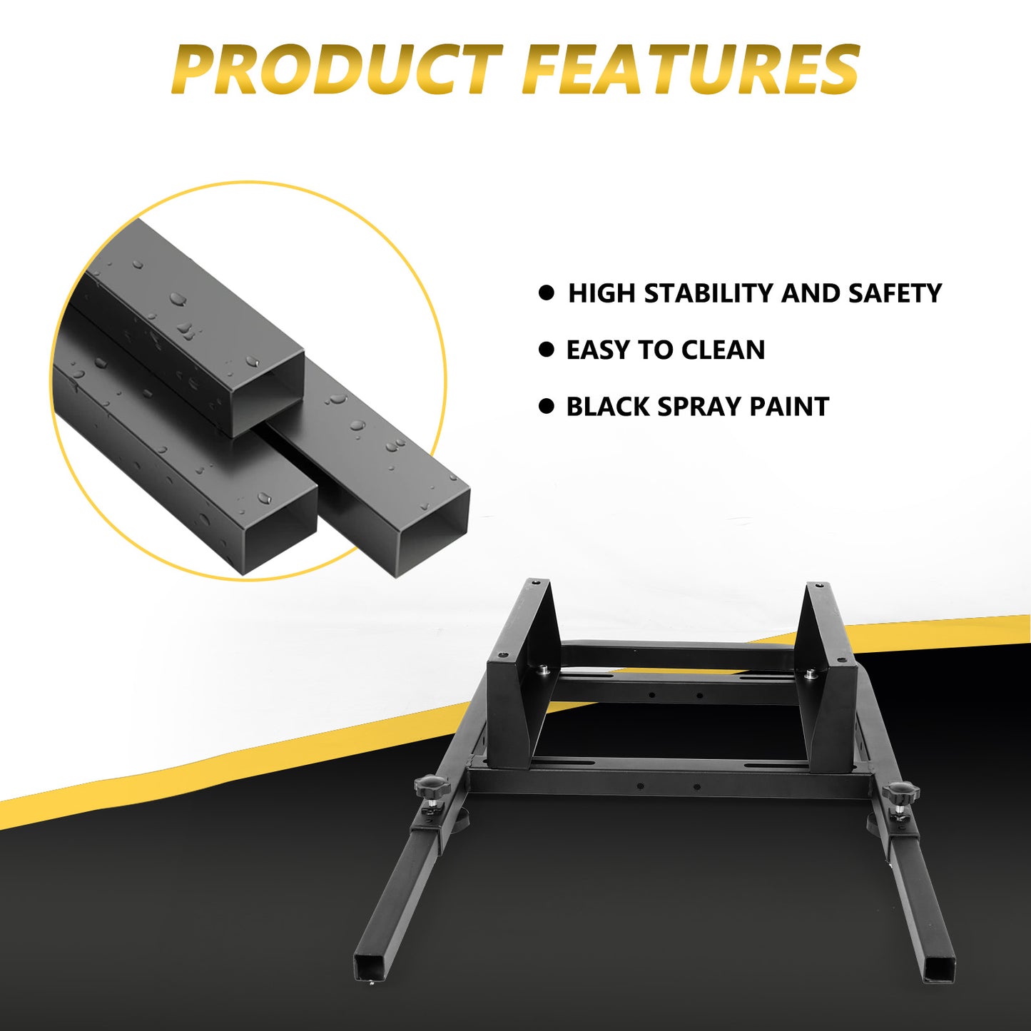 Marada Rear Seat Frame Installable Seats Mounting Hole Distance 11" Support DIY Drilling