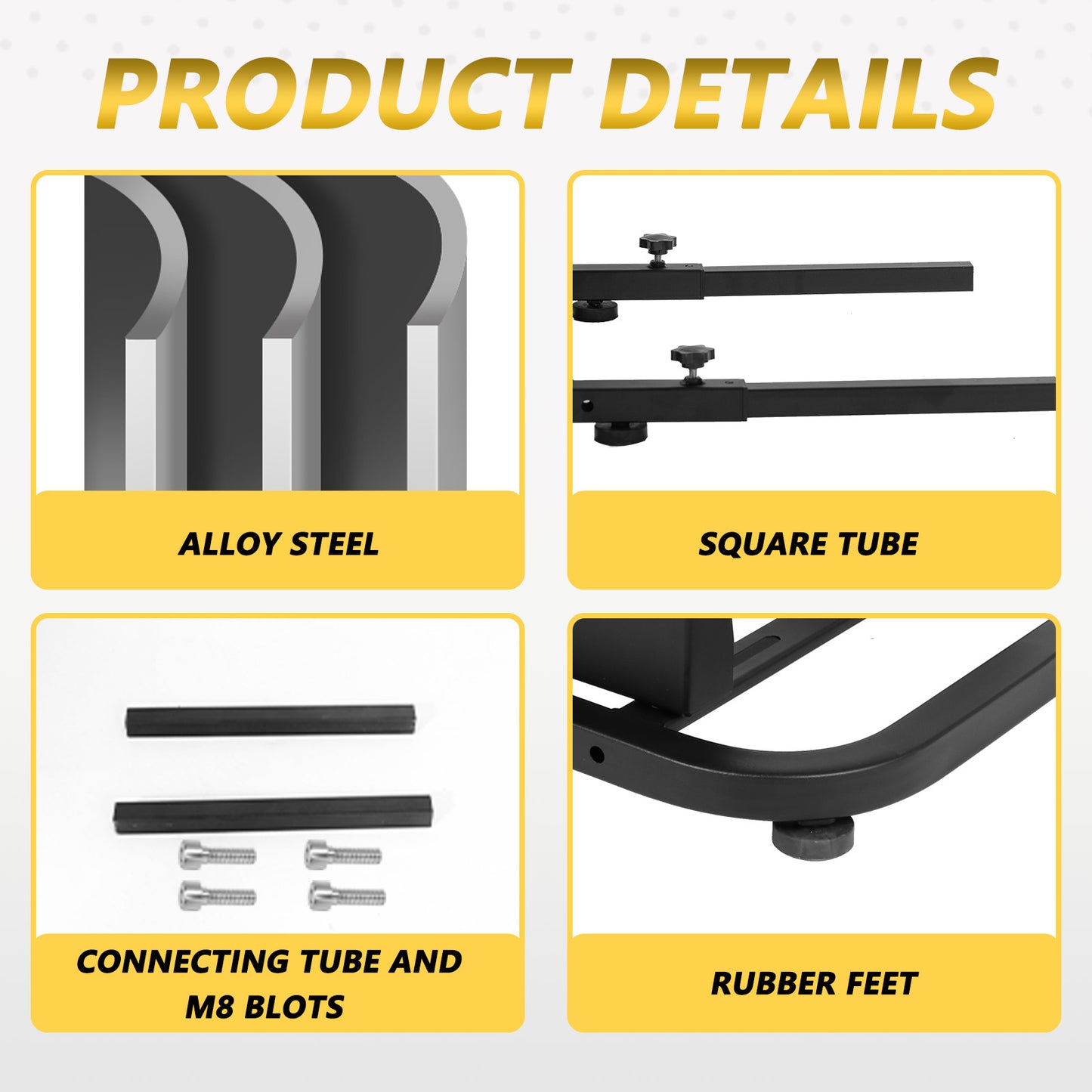 Marada Rear Seat Frame Installable Seats Mounting Hole Distance 11" Support DIY Drilling