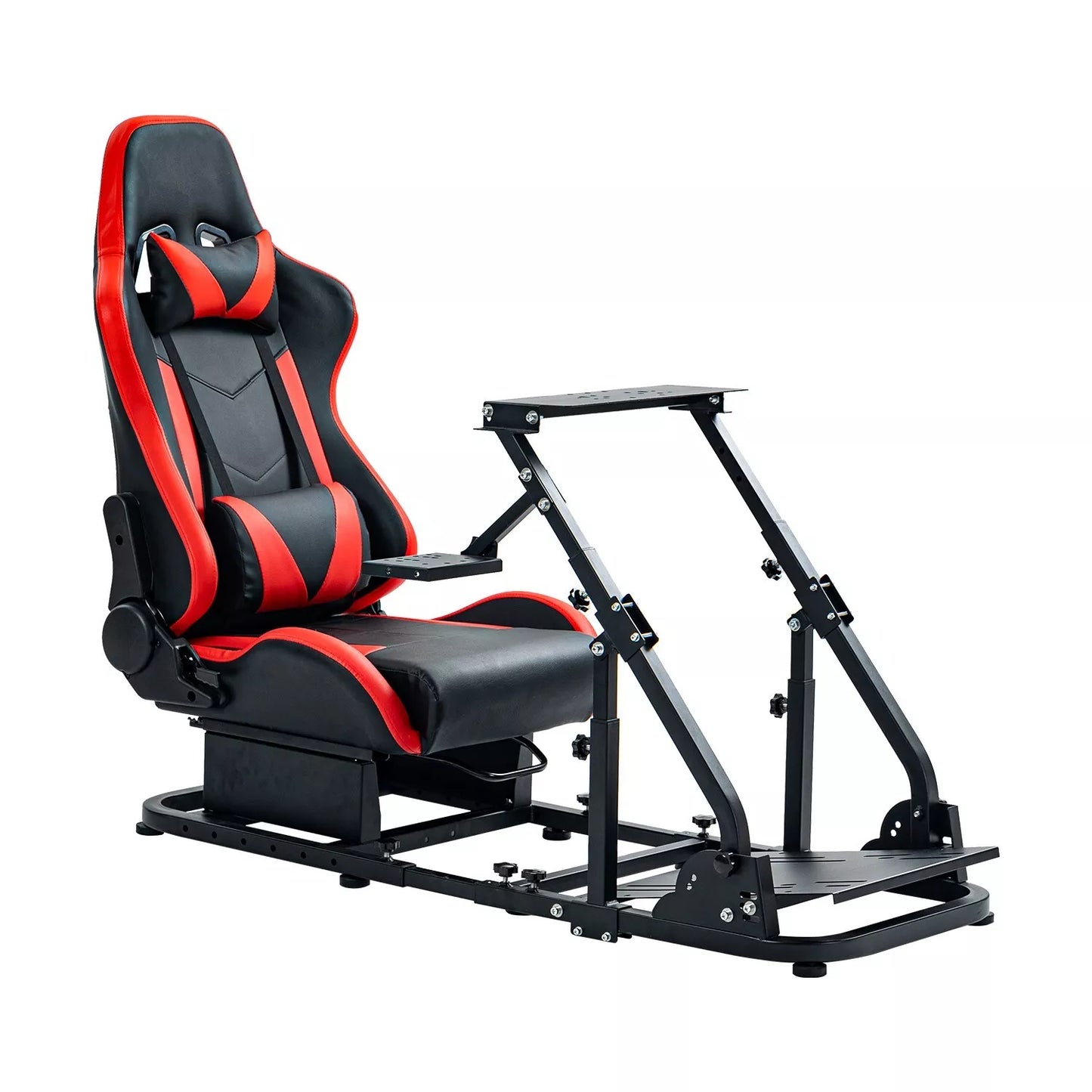 Marada Racing Sim Cockpit Stand with Red Seat Fit Logitech G29 G920 G923 GPRO