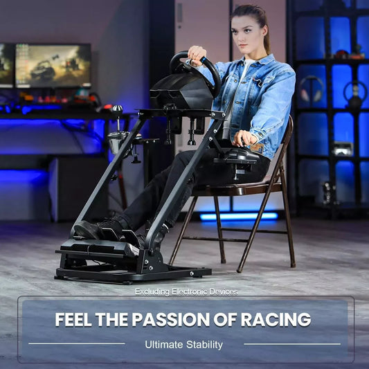 Marada Racing Wheel Stand Pro Compatible with Logitech G25, G27, G29, G920 Racing Simulator Steering Wheel Stand, Foldable & Tilt-Adjustable,Wheel and Pedals Not Included