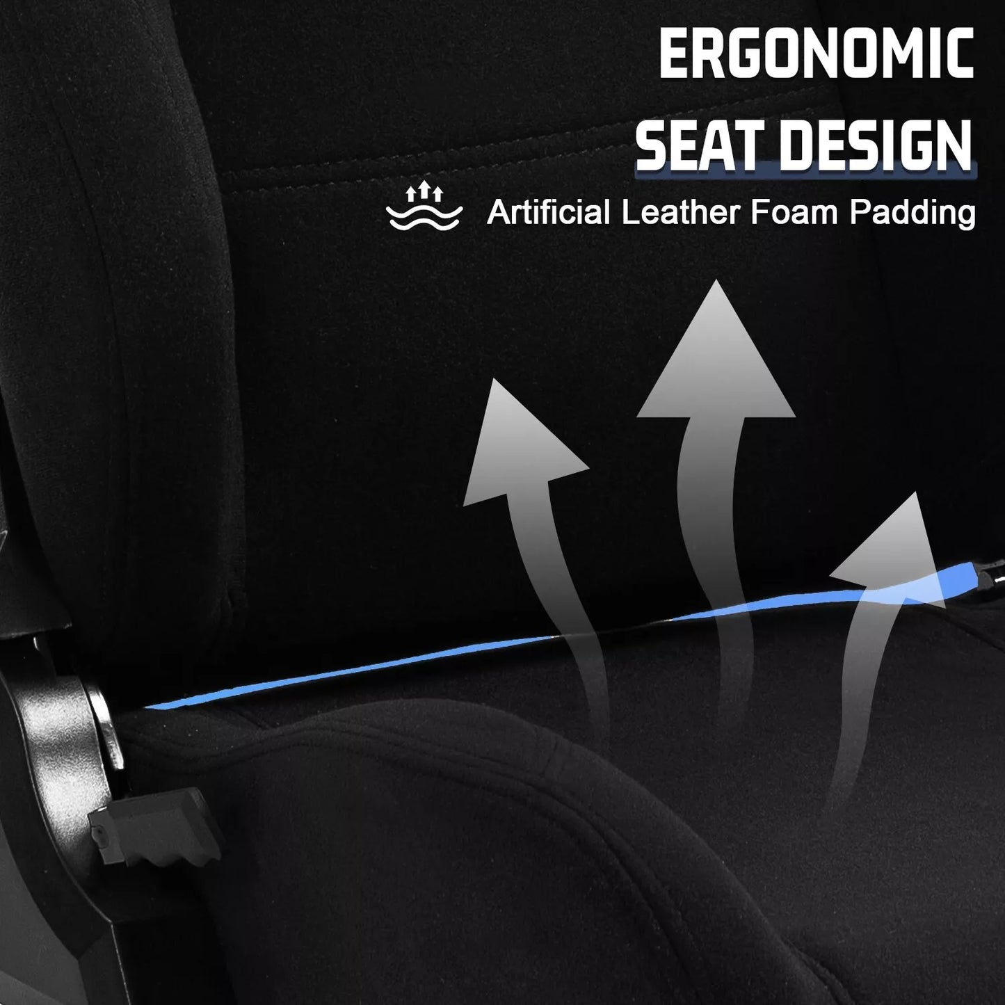 Marada G920 Racing Simulator Cockpit Frame Large Round Tube Stable and Adjustable Racing Wheel Stand Fit for Logitech G25 G27 G29 G920 Thrustmaster T80 T150 Wheel, Pedals and Shifter Not Include(with Seat) Visit the Marada Store
