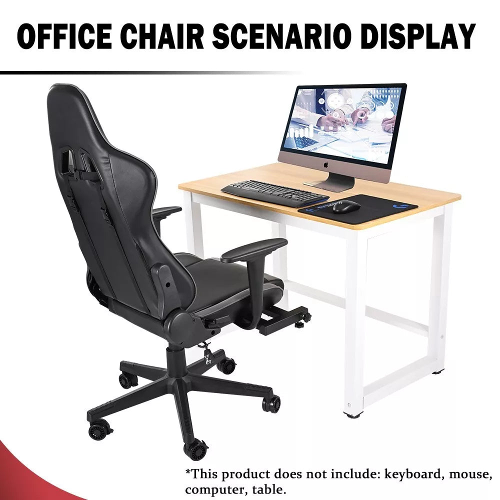 Marada Flight and Racing Game Chair with backrest Black Grey Premium Recliner