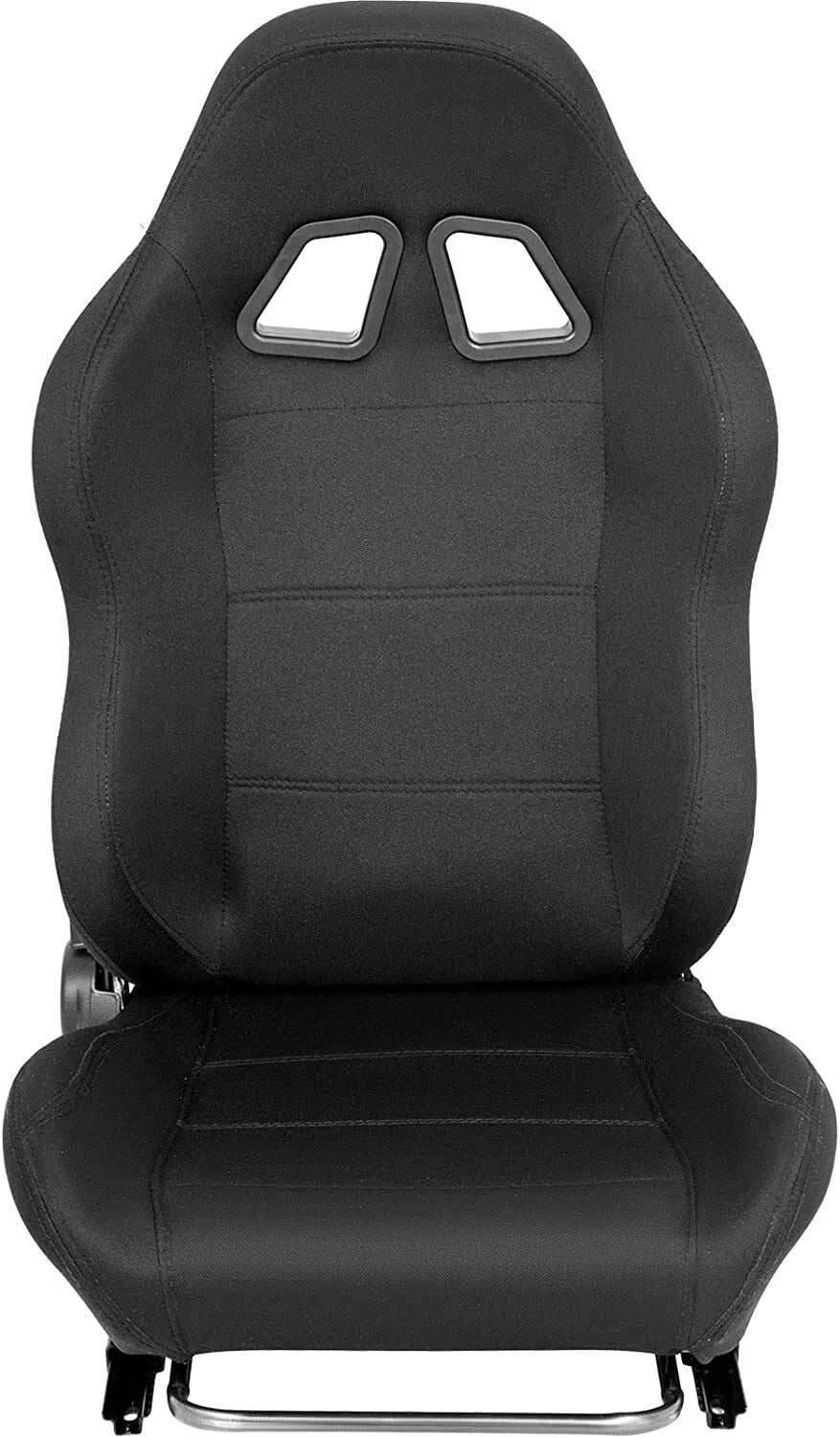 Marada Racing Seat with Adjustable Slide for Racing Wheel Stand Cloth Black with Installed Parts