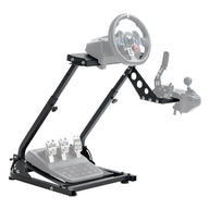 Marada Racing Wheel Stand Height Adjustable with UPGRADE SHIFT LEVER for Logitech G25, G27, G29, G920, G923, Thrustmaster TMX, T80, Gaming Steering Simulator Cockpit Wheel and Pedals Not Included