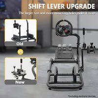 Marada Pro Racing Simulator Cockpit Stand Adjustable Fit for Logitech G25 G27 G29 G920