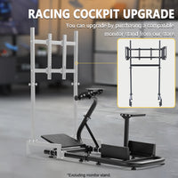 Marada Pro Racing Simulator Cockpit Stand Adjustable Fit for Logitech G25 G27 G29 G920