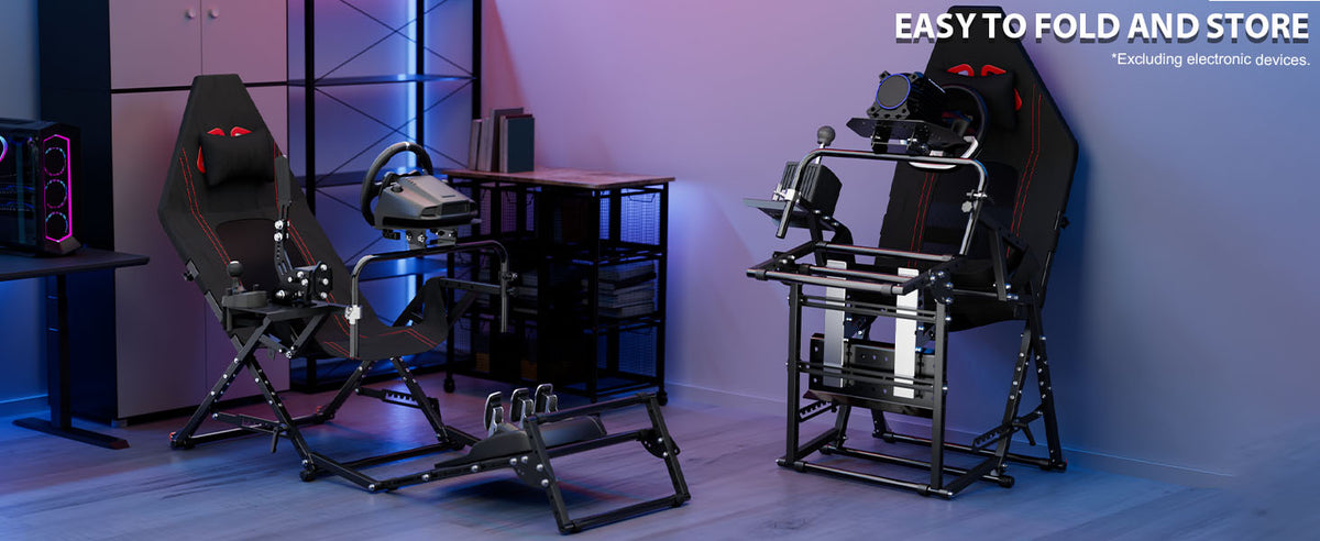 Marada Sim Rig Marada Racing Sim Rig Cockpit with Seat for Logitech G29 G920 G923 | X