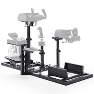 Marada Flight Simulation Cockpit Adjustable Compatible with Thrustmaster HOTAS Warthog,Logitech G25 G27 Wheels,Pedals,Throttle,Joystick Not Included