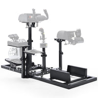 Marada Flight Simulation Cockpit Adjustable Compatible with Thrustmaster HOTAS Warthog,Logitech G25 G27 Wheels,Pedals,Throttle,Joystick Not Included
