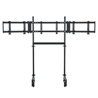 Marada Racing Simulator Triple Monitor Stand Compatible with round tube racing simulator cockpits, supports three screens