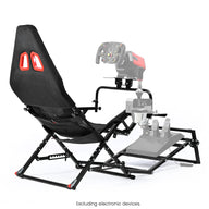 Marada Racing Sim Rig Cockpit with Seat for Logitech G29 G920 G923 | X-Type Stable Frame Structure | Wheel & Pedals Not Included