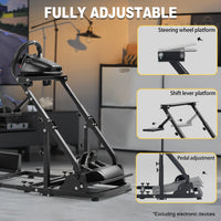 Marada Stable Racing Simulator Cockpit Stand Fit for Logitech G27 G29 G923 G920 Thrustmaster T80