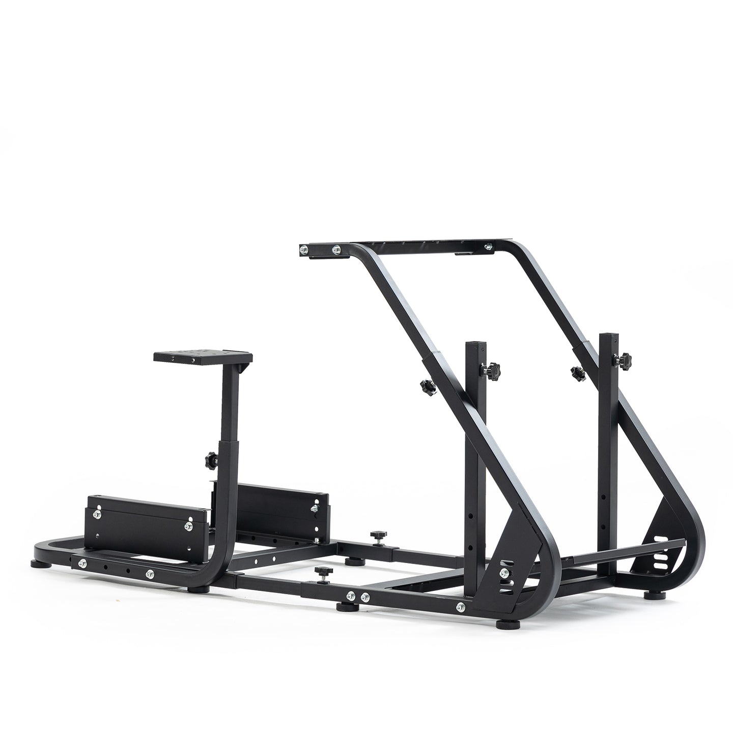 Marada Racing Wheel Stand Suitable for G25 G27 G29 G920 Racing Wheel Steering Wheel Stand Racing Game Stand Simulator Cockpit with Capacity 220LBS Without Wheel and Pedals (Black)