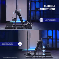 Marada Sim Racing Cockpit 4080 Aluminum Frame Compatible with Thrustmaster Fanatec Logitech Racing Wheels