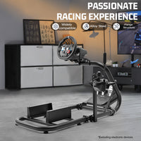 Marada Pro Racing Simulator Cockpit Stand Adjustable Fit for Logitech G25 G27 G29 G920