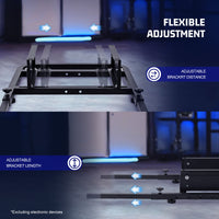 Marada Rear Seat and Frame Kit – Transform Your Wheel Stand into a Complete Racing Sim Cockpit with Black Sliding Seat