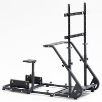 Marada Adjustable Simulator wheel stand with Monitor Stand , Compatible with Logitech G29, G923, Thrustmaster, Fanatec, Not  Include Wheels Pedals & Seat