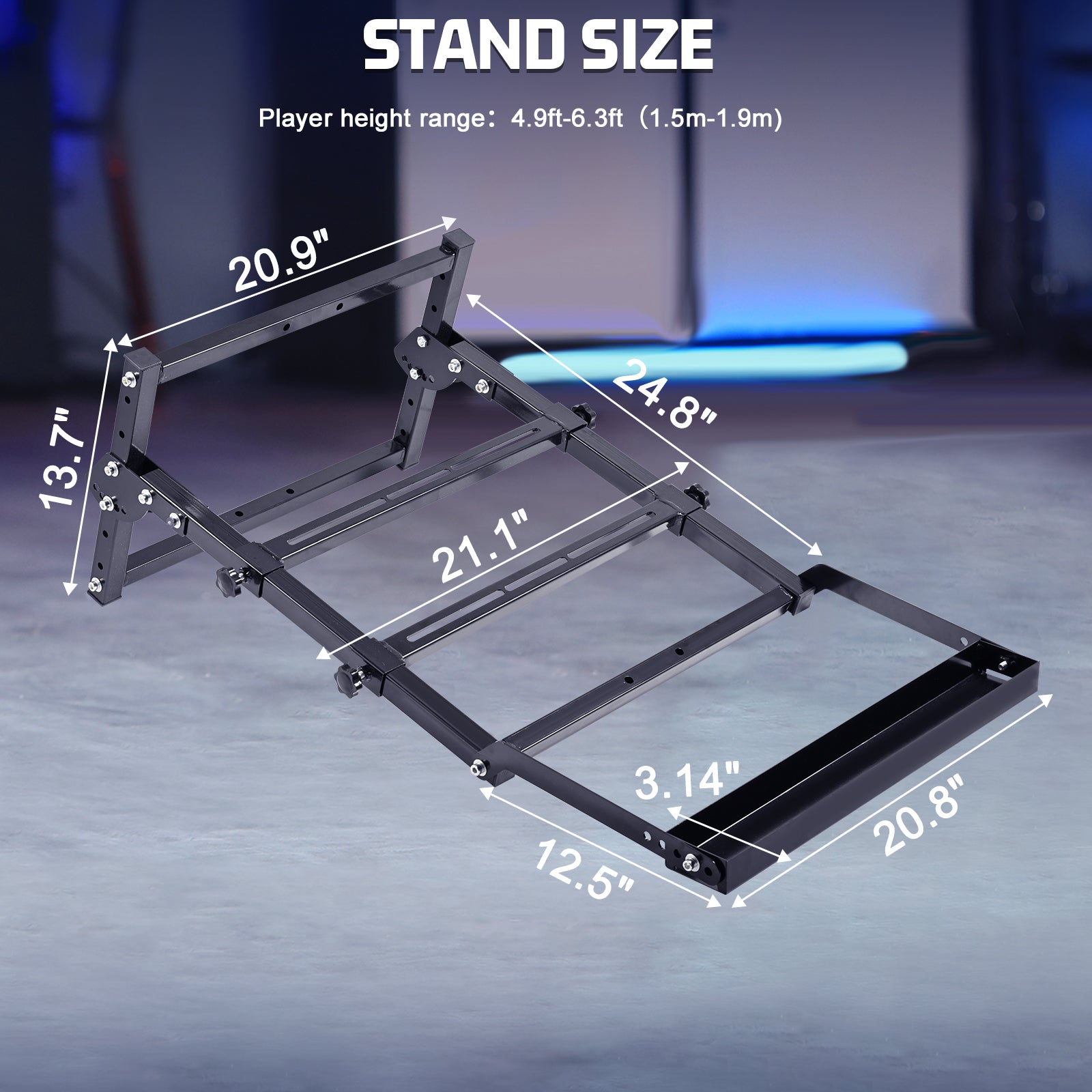 Marada Wheel Stand Chair Accessories Compatible with Logitech/Thrustmaster/PXN/MOZA | No Pedals