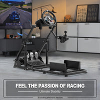 Marada Stable Racing Simulator Cockpit Stand Fit for Logitech G27 G29 G923 G920 Thrustmaster T80