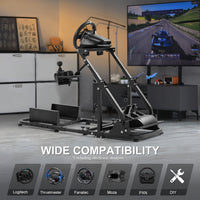 Marada Stable Racing Simulator Cockpit Stand Fit for Logitech G27 G29 G923 G920 Thrustmaster T80