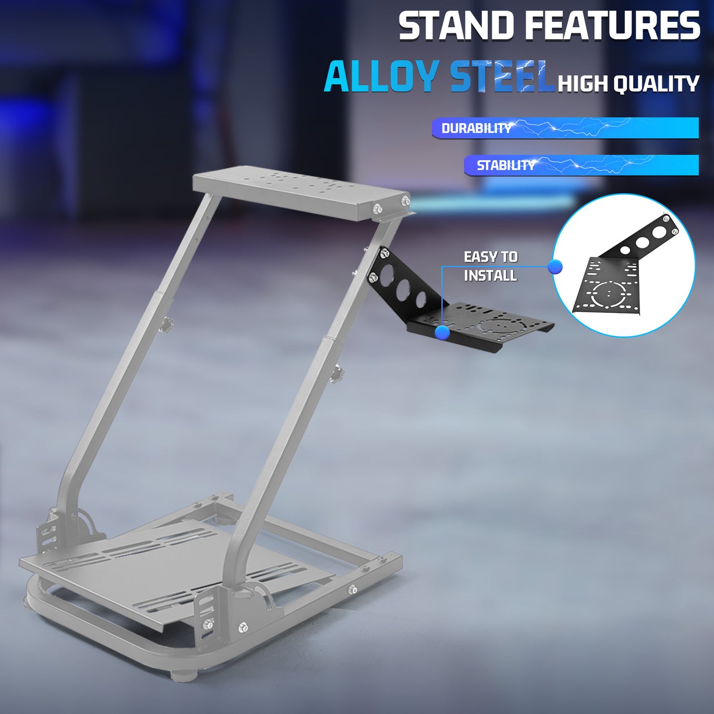 Marada Racing Gear Shifter Mount Upgrade for Racing Wheel Stand with Mount Bolts