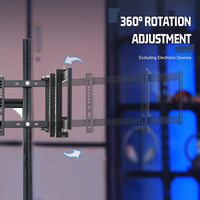 Marada 4040T-type Aluminum Triple Monitor Mount For Aluminum Alloy Racing Simulator Cockpit