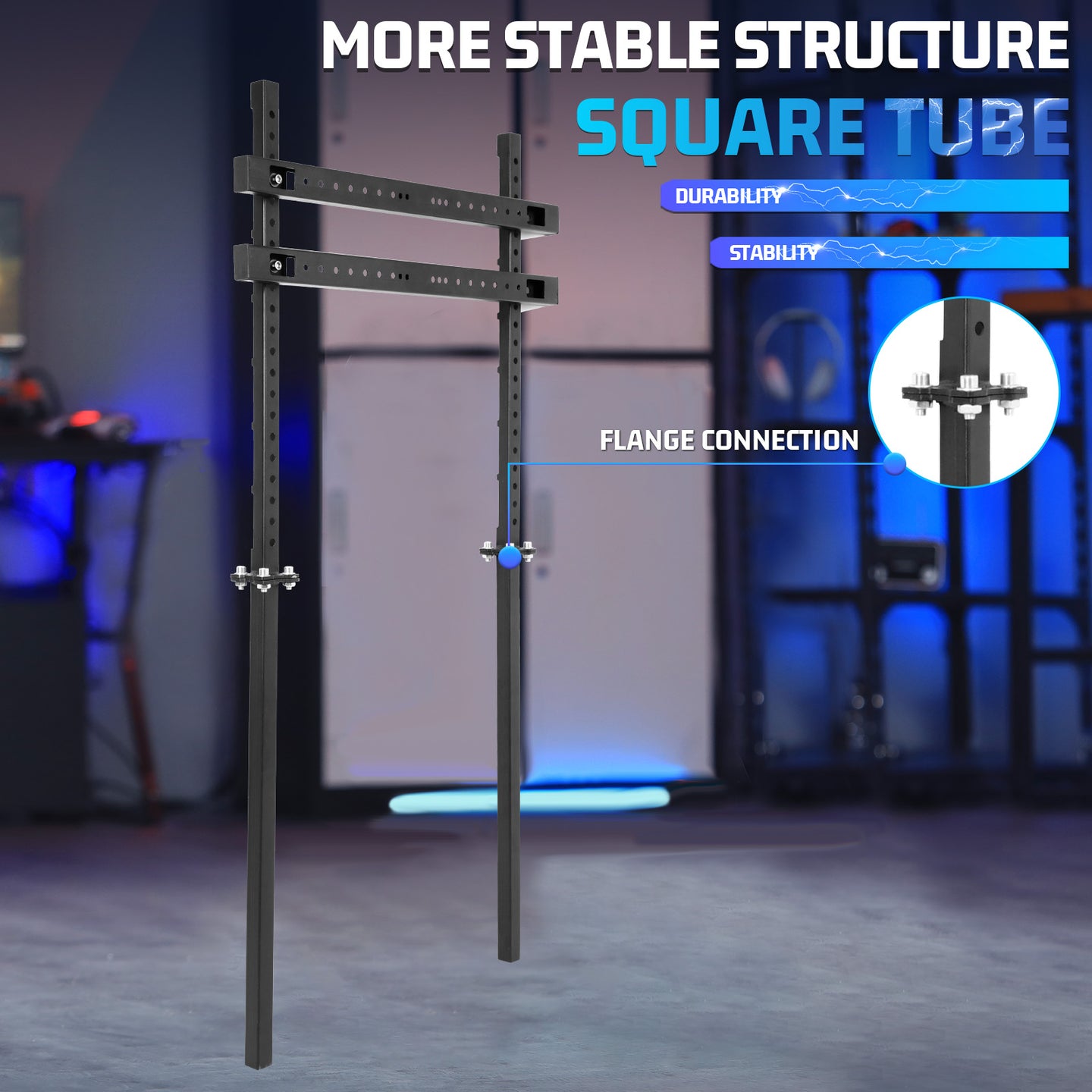 Marada Sim Monitor Stand Suitable for Multiple Brand Cockpit Support from 24 to 55 inches Adjustable TV Position Height Display Mount Racing Simulator TV Frame (Proprietary Parts for Cockpit 37)