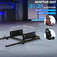 Marada Rear Seat Frame Racing Wheel Stand Steering Gaming Simulator Frame Parts/Accessories Installable Most Chair Seat Support DIY Not Included Seat