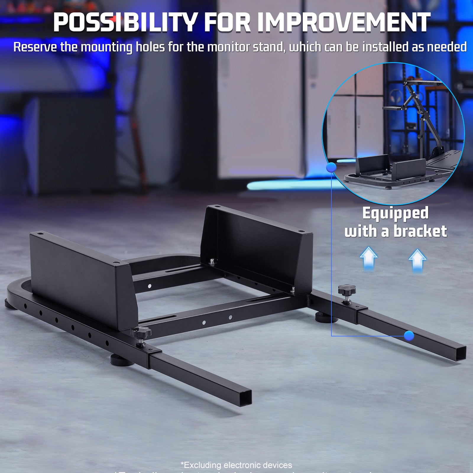 Marada Rear Seat Frame Installable Seats Mounting Hole Distance 11" Support DIY Drilling