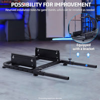 Marada Rear Seat Frame Racing Wheel Stand Steering Gaming Simulator Frame Parts/Accessories Installable Most Chair Seat Support DIY Not Included Seat