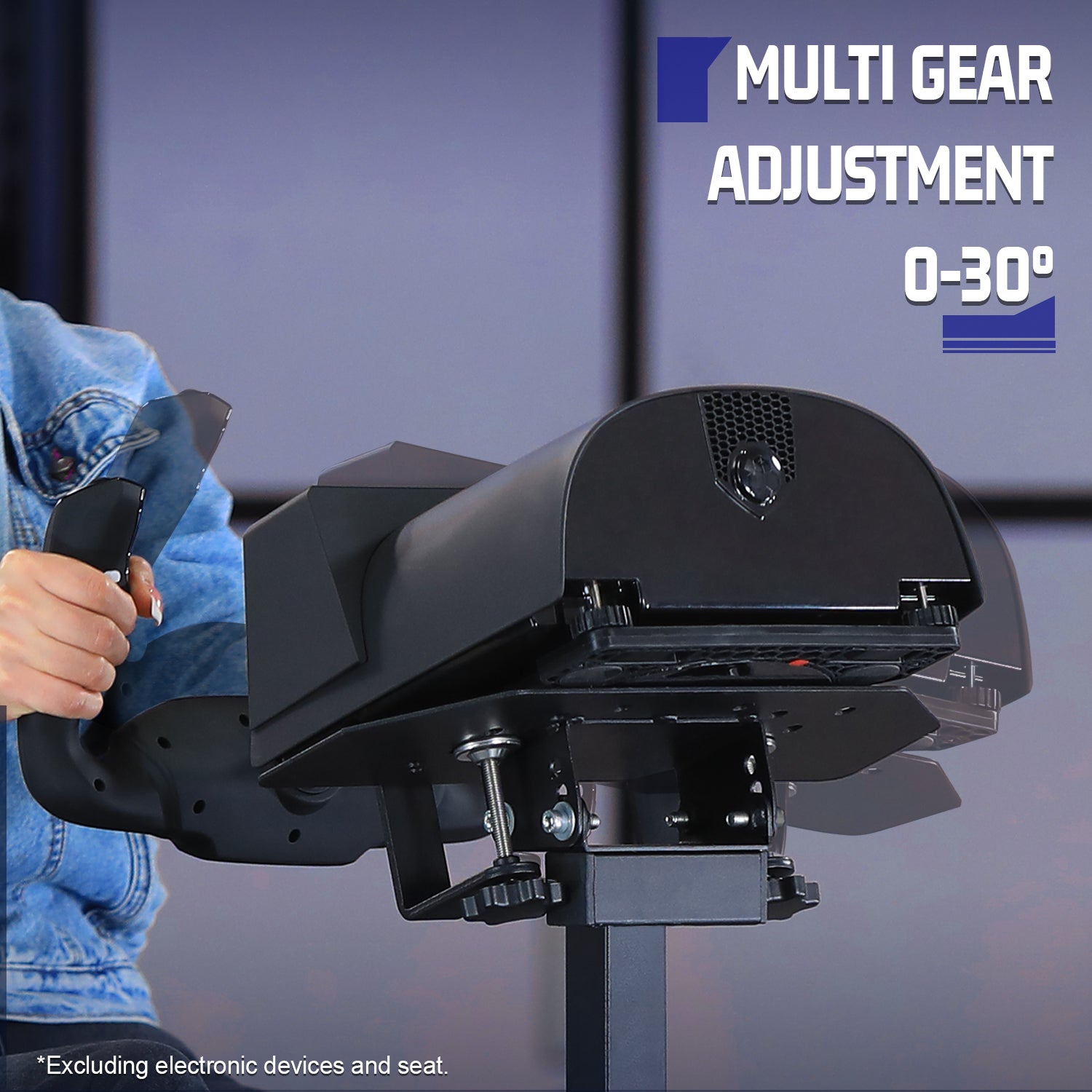 Marada Sim Racing Wheel Stand Adjustable Upgrade Fits for Logitech G29, G920, G923, Thrustmaster T150, T80 Wheels and Pedals NOT Included