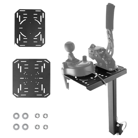 Marada Gear Shift Platform Fit for 50MM Round Tube Racing Simulation Cockpit Gearshift Mount Including 3 Platforms