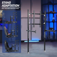 Marada 3030 Aluminum Racing Sim Cockpit Monitor Stand Supports 27" to 65" Monitors