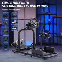 Marada G923 Racing Steering Wheel Stand Pro for Logitech G25 G27 G29 G920 Racing Simulator Cockpit Gaming Frame Video Game Accessories Shifter Wheel Pedals NOT Included