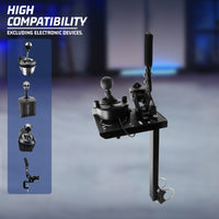 Marada Gearshift Mount Fit for 50MM Round Tube Racing Simulation Cockpit Upgrade Flight Gear Shift Platform