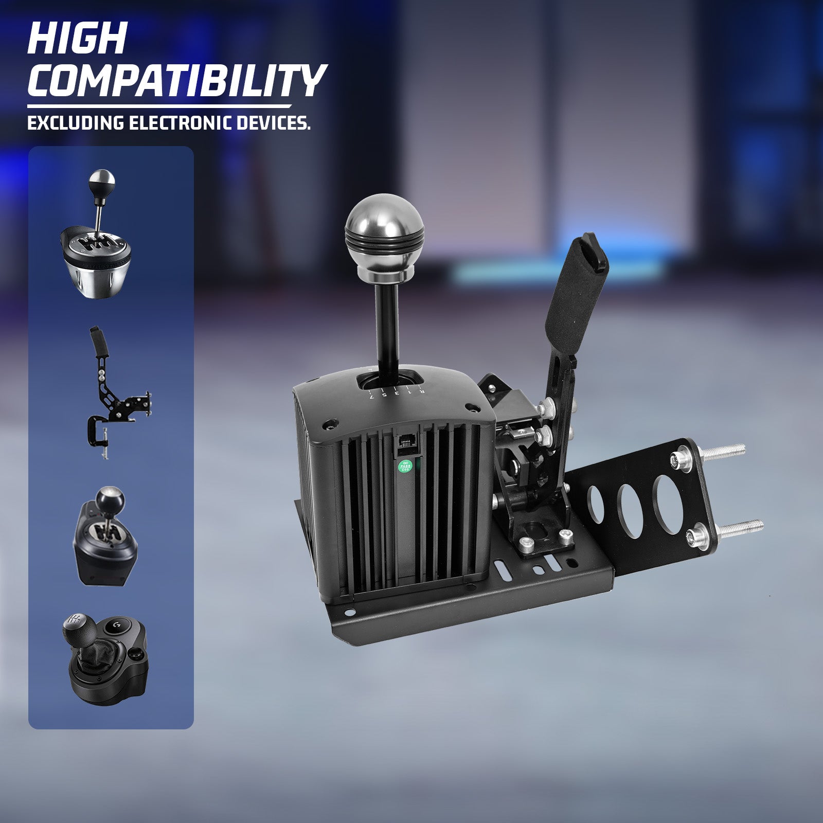 Marada Racing Gear Shifter Mount Upgrade for Racing Wheel Stand with M