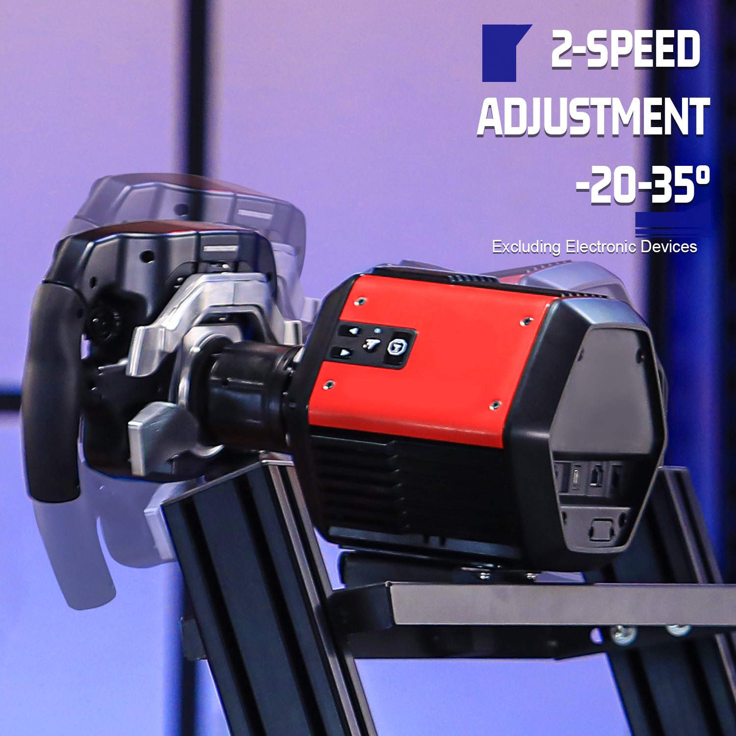 Marada 4080 Aluminum Racing Frame with Seat,Compatible with Logitech/Thrustmaster/PXN