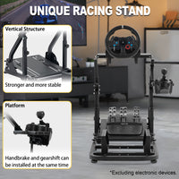 Marada Stable Racing Simulator Cockpit Stand Fit for Logitech G27 G29 G923 G920 Thrustmaster T80