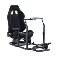 Marada Adjustable Racing Wheel Stand Frame with Gear Shifter Mount fit for Logitech G25 G27 G29 G920 with Seat