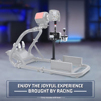 Marada Gearshift Mount Fit for 50MM Round Tube Racing Simulation Cockpit Upgrade Flight Gear Shift Platform