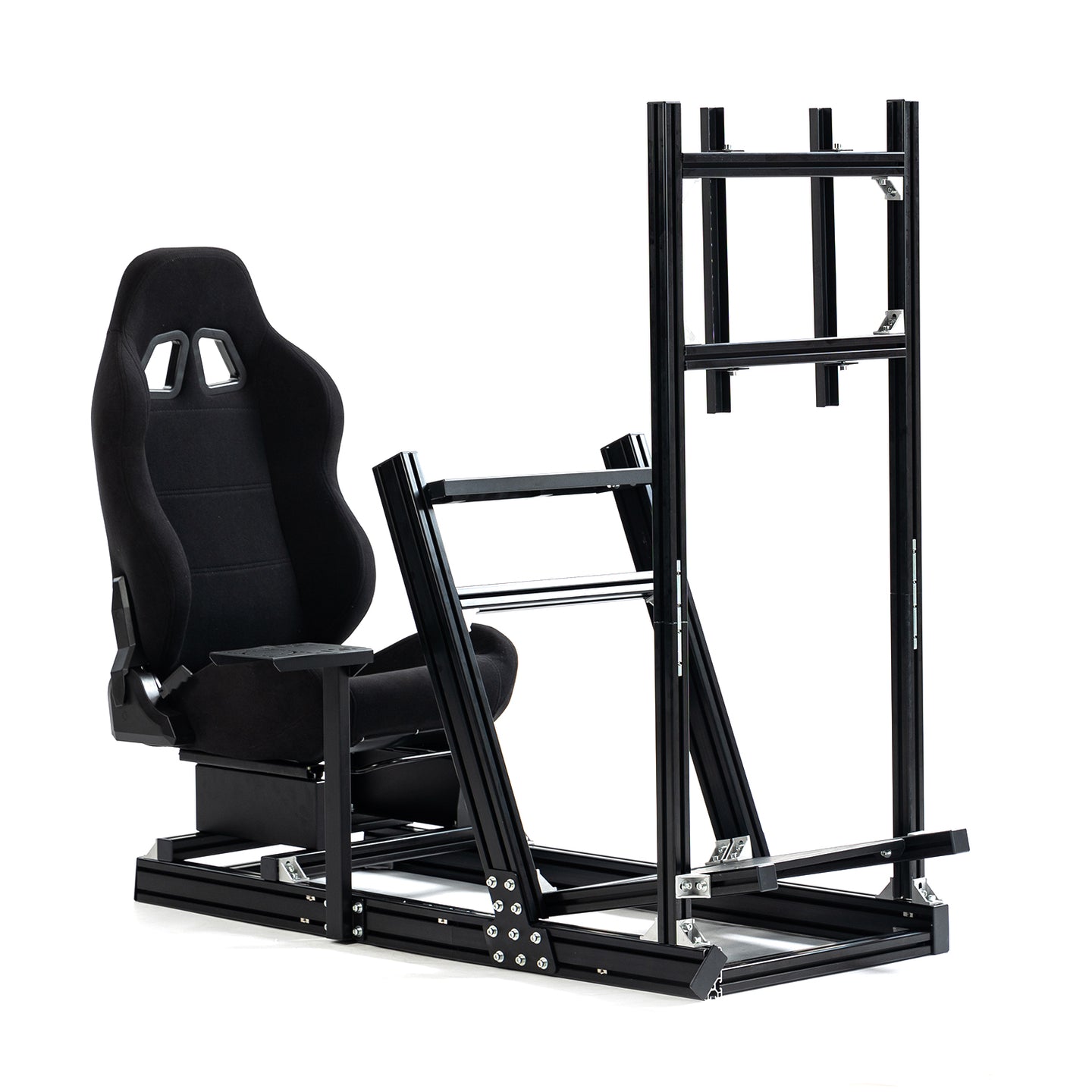 Marada 4080 Aluminum Racing Frame with Seat,Compatible with Logitech/Thrustmaster/PXN