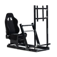 Marada 4080 Aluminum Racing Frame with Seat,Compatible with Logitech/Thrustmaster/PXN