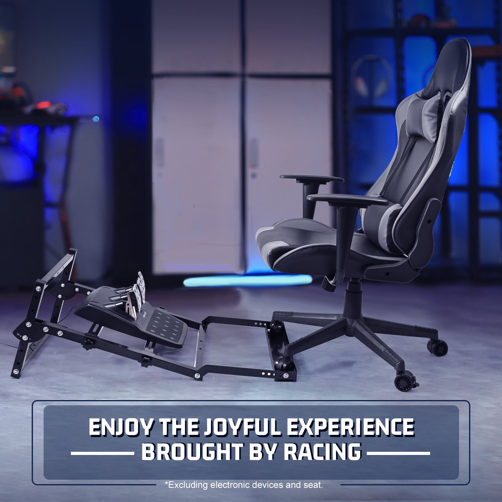 Marada Wheel Stand Chair Accessories Compatible with Logitech/Thrustmaster/PXN/MOZA | No Pedals