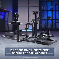 Marada Flight Simulation Cockpit Adjustable Compatible with Thrustmaster HOTAS Warthog,Logitech G25 G27 Wheels,Pedals,Throttle,Joystick Not Included