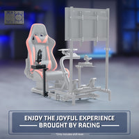 Marada Gear Shift Platform Fit for 50MM Round Tube Racing Simulation Cockpit Gearshift Mount Including 3 Platforms