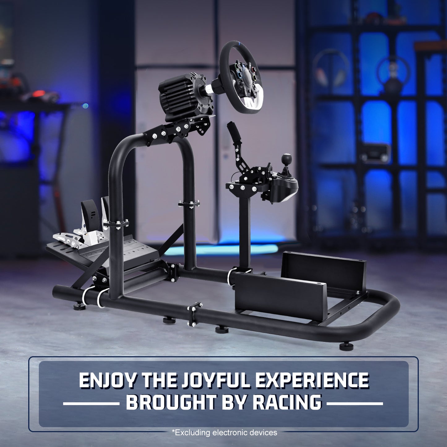 Marada G923 Racing Steering Wheel Stand Pro for Logitech G25 G27 G29 G920 Racing Simulator Cockpit Gaming Frame Video Game Accessories Shifter Wheel Pedals NOT Included