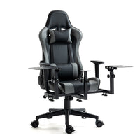 Marada Flight Joystick Hotas Mount with Chair Adjustable Compatible with Thrustmaster/Logitech A10C Hotas Warthog, X56 X52 More Stable Flight Sim Stand with Seat, Not Include Gaming Devices