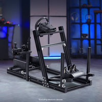 Marada Sim Racing Cockpit with 4080 Aluminum Frame, Fits Logitech/Thrustmaster Wheels