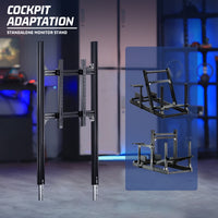 Marada Monitor Stand Support Screens from 27 to 65 inches Stable Adjustable Racing Sim TV Mount Without Racing Cockpit