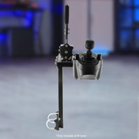 Marada Gearshift Mount Fit for 50MM Round Tube Racing Simulation Cockpit Upgrade Flight Gear Shift Platform